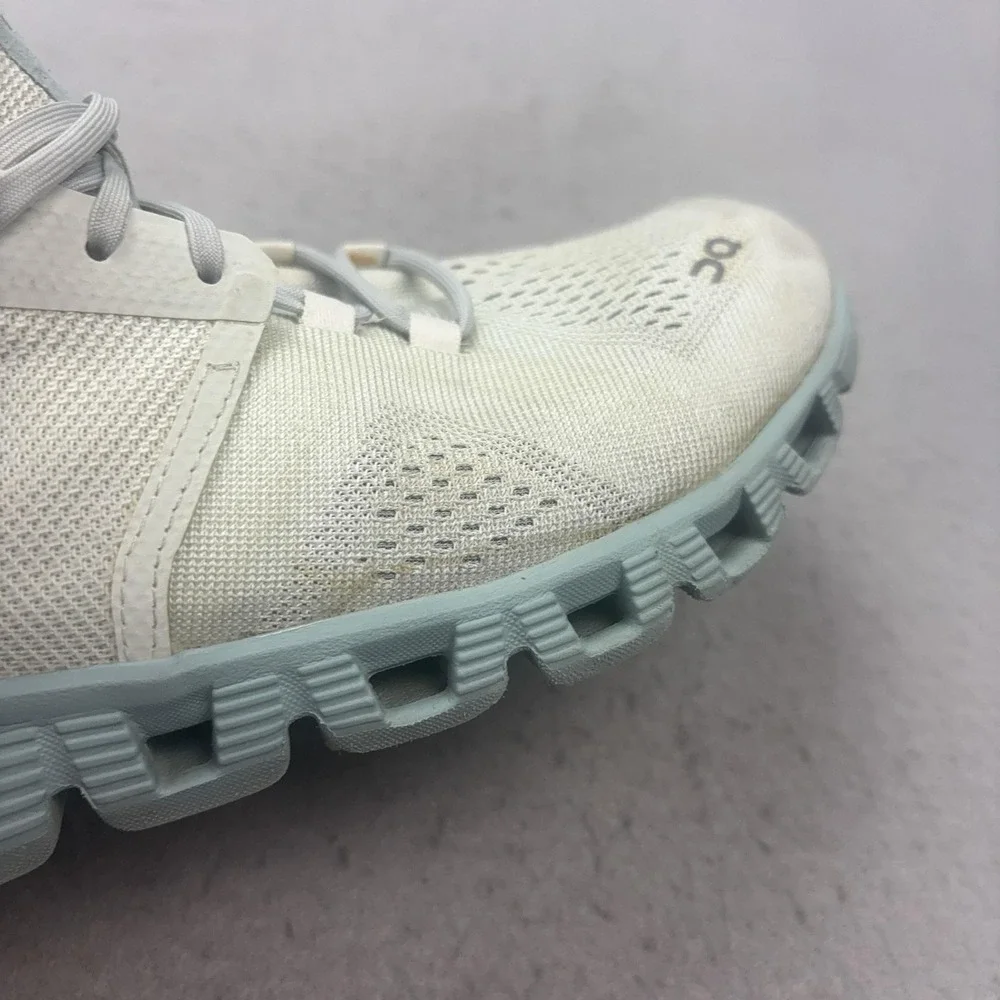 On Cloud Shoes Womens Size 8 Gray Blue CloudTec Running Sneakers Mesh Athletic